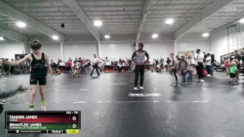 70 lbs Round 2 - Brantlee James, Summerville Takedown Club vs Tanner James, SCSOW