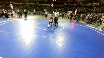 60 lbs Quarterfinal - Lucy Santiago, Hazlet Hawks vs Kendall Raines, Vineland