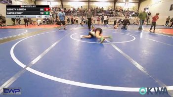 82-88 lbs Rr Rnd 3 - Addilyn Ashton, Bartlesville Wrestling Club vs Hattie Foust, Tuttle Wrestling Club