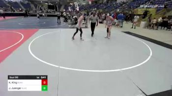 137 lbs Consolation - Koda King, Ronan vs Joe Juenger, Black Hills Wr Ac