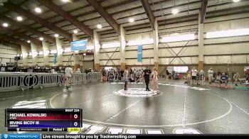 106 lbs Quarterfinal - Michael Kowalski, Utah vs Irving Bicoy Iii, Hawaii