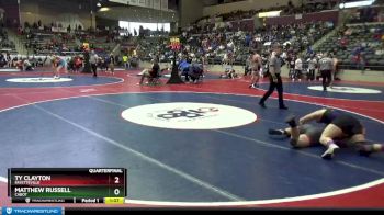 6A 175 lbs Quarterfinal - Ty Clayton, Fayetteville vs Matthew Russell, Cabot