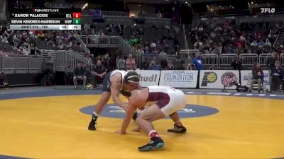 190 lbs Cons. Round 1 - Xavior Palacios, Bellmont (IN) vs Devin Kendrex-Harrison, New Prairie