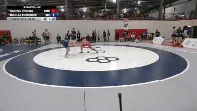57 kg Cons. Sub-rd Of 16 - Gabriel Ramirez, Way Out West Wrestling Club vs Nicolas Enzminger, MATPAC Wrestling Club