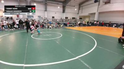 48 lbs Cons. Semi - Tommy Nunn, West Amarillo Wrestling Club vs Kiraiah Kendrick, Powerhouse Wrestling