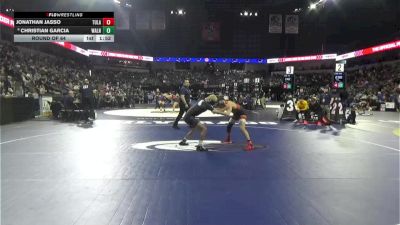 120 lbs Round Of 64 - Jonathan Jasso, Tulare Union (CS) vs Christian Garcia, Walnut (SS)