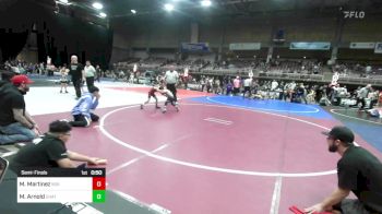 46 lbs Semifinal - Mialani Martinez, 505 Wc vs Murphy Arnold, Chatfield WC