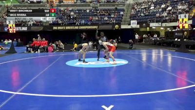125 lbs Cons. Round 3 - Nico Rivera, JWU (Providence) vs Brett Birchman, Wartburg