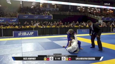 Hazel Humphrey vs Layla Mehliyah Esguerra 2026 Pan Kids Jiu-Jitsu IBJJF Championship