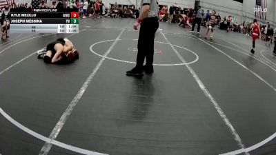 88 lbs Round 2 (4 Team) - Kyle Melillo, EsteBuilt WC vs Joseph Messina, Prestige Worldwide