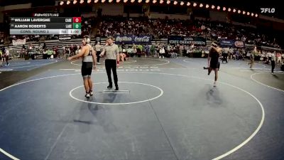 D 2 190 lbs Cons. Round 3 - William Lavergne, Carencro vs Aaron Roberts, Lakeshore
