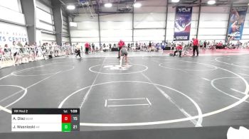 112 lbs Rr Rnd 2 - Alex Diaz, Bearcat vs Joshua Wasnieski, MF Purge