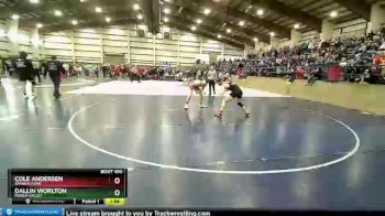 150 lbs Quarterfinal - Cole Andersen, Spanish Fork vs Dallin Worlton, Marsh Valley