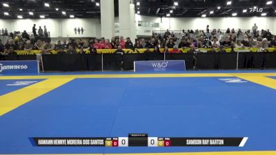 Samson Ray Barton vs Hawann Hennye Moreira Dos Santos 2025 World IBJJF Jiu-Jitsu No-Gi Championship
