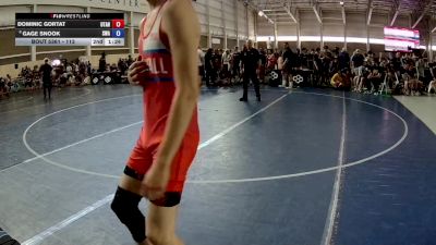 120 lbs Cons. Round 1 - Ryder Connell, Lander Tiger Tough USA vs Shawn Brunson, Arizona
