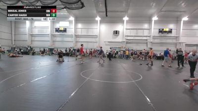 76 lbs Round 1 - Mikeal Jones, CWA vs Carter Haigh, Wadsworth