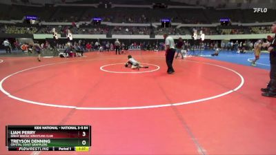 National 3-5 84 Cons. Round 3 - Liam Perry, Great Bridge Wrestling Club vs Treyson Denning, Crystal Coast Grapplers