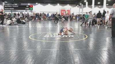 60 lbs Rr Rnd 5 - Maxwell Caudle, Mat Warriors Jersey - BK8E vs Noah Reino, CTWHALE - BK8E