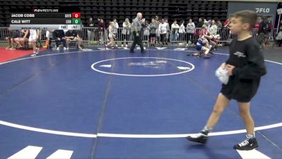 91 lbs 5th Place - Jacob Cobb, Sayre vs Cale Witt, Lehighton