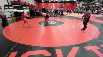 215 lbs Quarterfinal - Dan French, Woodstock (MARIAN) vs Cooper Murray, St. Charles (EAST)