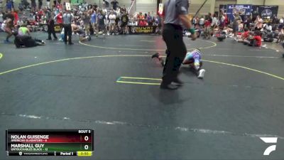 70 lbs Semis & 1st Wrestleback (8 Team) - Nolan Guisenge, American Gladiators vs Marshall Guy, Untouchables Black