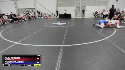 165 lbs Round 2 (8 Team) - Riley Johnson, Nebraska vs Xander Zollinger, Idaho