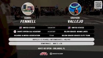 Daniel Fennell vs. Grayson Vallejo
