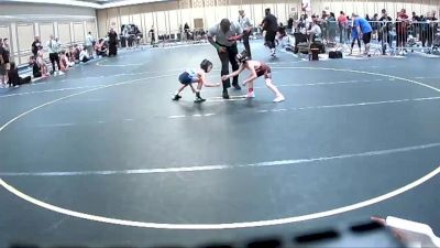 46 lbs Semifinal - Alaina Saavedra, Top Rank HAC vs Caroline Angel, SoCal Hammers