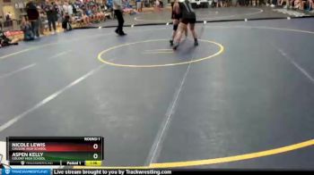 160 lbs Round 1 - Aspen Kelly, Colony High School vs Nicole Lewis, Chugiak High School