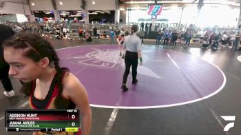 98 lbs Quarterfinal - Addison Hunt, Best Trained Wrestling vs Juana Aviles, Mission Wrestling Club