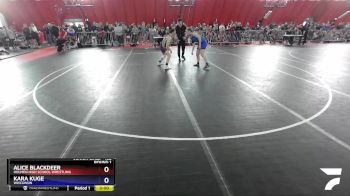 152 lbs Round 1 - Alice Blackdeer, Holmen High School Wrestling vs Kara Kuge, Wisconsin