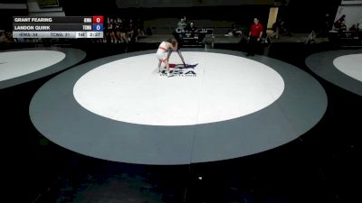 120 lbs Grant Fearing, IEWA - Inland Empire Wrestling Association vs Landon Quirk, TCWA - Tri-Counties Wrestling Association