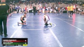 90 lbs Cons. Round 3 - Braylon Kady, Cass City Talons vs Cayden Podeweltz, Wrestling Factory