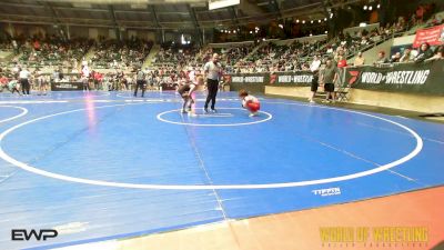 85 lbs Consi Of 32 #2 - Kash Harrison, Wave Wrestling Club (TN) vs Deacon Doerr, Coweta Tiger Wrestling