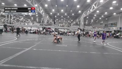 110 lbs Round 4 (6 Team) - Selena Batres, South Side WC vs Missy Yocum, Central Pennies Grit