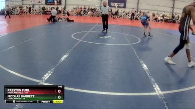 140 lbs Rd# 9- 2:15pm Saturday Final Pool - Nicolas Barrett, Terps Xpress vs Preston Furl, Maryland GOLD