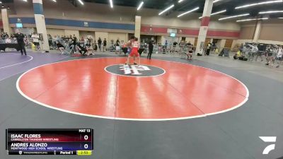 145 lbs Cons. Round 2 - Isaac Flores, Carrollton Thunder Wrestling vs Andres Alonzo, Montwood High School Wrestling