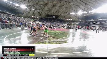 160 lbs Quarterfinal - Orion Alcantara, Oak Harbor Wrestling Club vs Orion Comer, FordDynastyWrestlingClub