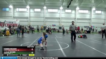 40 lbs Round 3 - Lucas Eicher, Unattached vs Cohen McCray, Jacket Wrestling Club