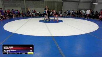 155 lbs Placement Matches (16 Team) - Kara Kuge, Wisconsin vs Alyssia Brown, Kansas