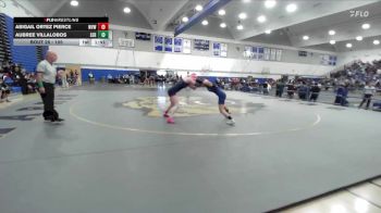 105 lbs Champ. Round 1 - Aubree Villalobos, Serrano vs Abigail Ortez Pierce, Westview