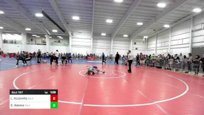 72 lbs Quarterfinal - Luca Azzarello, Salem NH vs Steele Adams, Falcon YW