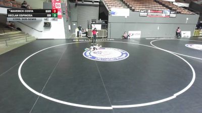 56 lbs Cons. Sub-semis - Maverick Costa, MatTime Wrestling vs Declan Espinosa, Rough House Wrestling