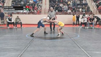 105_B lbs Quarterfinal - Shane Clark, Penn Trafford vs Ryder Ascherl, Bishop McCort