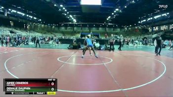 145 lbs Cons. Round 5 - Aimee Cisneros, Hillcrest vs Denalie Dauphin, Osceola (Kissimmee)