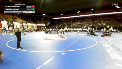 150 Class 4 lbs Quarterfinal - Jordan Fincher, Hickman vs Lester Brown, Staley