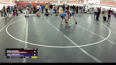 132 lbs 3rd Place Match - Chaz Erickson, Cornerstone Wrestling Club vs Evan Warner, Bennington High School Wrestling