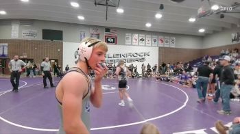 105 lbs Finals (2 Team) - JcKoby Blackburn, Glenrock Intermediate Middle School vs Fischer Lewis, Thermopolis Middle School