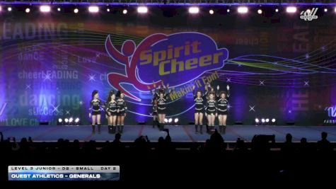 Quest Athletics - Generals [2026 L3 Junior - D2 - Small Day 2] 2026 Spirit Cheer Grand Nationals