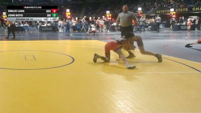 115 lbs Round Of 32 - Emilio Lara, Oxford vs John Boyd, Juniata Valley